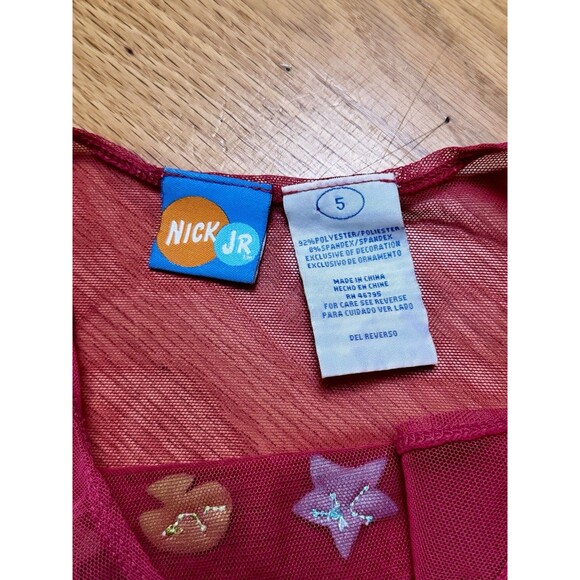 Nickelodeon Jr Pink Sheer Sleeveless Tank Top Size 5T Y2K 2006 Nick Jr Kids - Picture 3 of 9